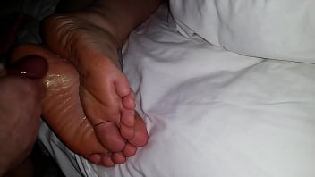 Cumming On Girlfriends Feet # 25