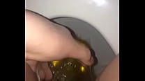 juicy pussy piss in clear cup