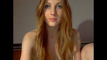 sexy redhead teen fingers pussy to hard orgasm - gushercams.com