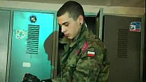 放尿とカミングの熱いロシアの兵士