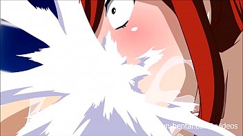 Fairy Tail XXX Parodie - Erza gibt einen Traum Blowjob