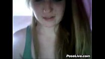 Süßes Webcam Mädchen necken
