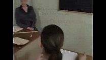 Strapon using sex school class