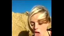 teen blonde suce une grosse bite à la plage http://teens3k.com