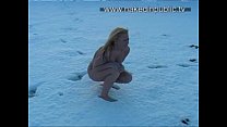 Lindsay nella neve