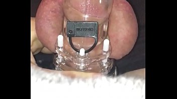 sounding my locked up cocklet