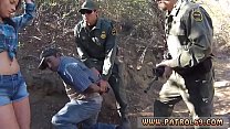Hot police woman xxx Mexican border patrol agent has his own ways to