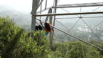 Felicity Feline ass and climbing towers in los angeles