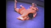 Mixed Wrestling Juan vs Blonde 2