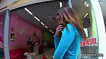 Glamorous czech cutie was teased in the supermarket and screwed in pov