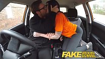 Fake Driving School Урок кримпая для 19-летней миниатюрной американской студентки