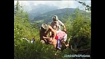 riccia adolescente tedesco ama il sesso estremo di montagna