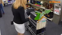 Hot milf sells her stuffs and smashed
