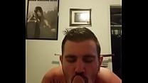 Hot Dude Sucking Daddy's Dick and Getting Facial