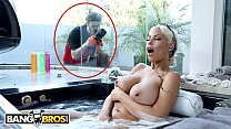 BANGBROS - Chris Strokes Spies On Big Tits Pornstar Bridgette B And Gets Lucky!