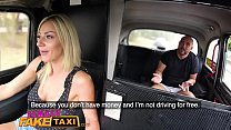 Female Fake Taxi Busty blonde rides lucky passengers cock to pay fare