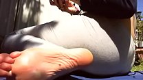 Delicious farts in a public park come and spy on me come and enjoy
