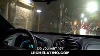 Young Latin Taxi Driver Takes RAW Cock And Sucks