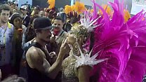 Dans les coulisses du carnaval 2019 avant d'entrer dans le Sambodrome - Sabrina Sato - Gaviões da Fiel