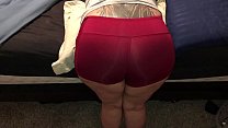 thick latina wifey in tight shorts