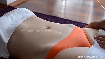 Amateur Massage  with tight panties - perfect Camel toe