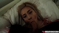 Stepsis offers her tight pussy to stepbro just to keep him shut and he fucks her hard!