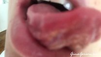 舌唾液喉フェチ