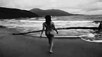 naked wife on the beach