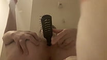 Anal hairbrush