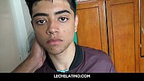 Latino boy first time sucking dick