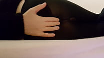 Femboy jerking off and playing with ass in tights - epicfemboii