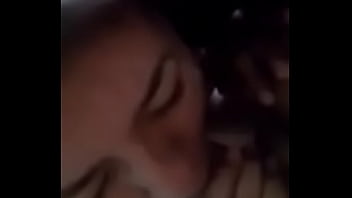My girlfriend Gaby sucks me off and I cum in her mouth