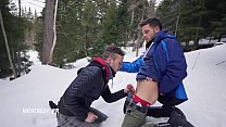 After skiing: Part 1 Kevin david he gets sucked and fucked bareback