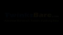 Twinks practice bondage mixed with bareback wild session