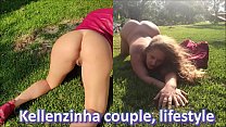 couple Kellenzinha lifestyle - complete in red