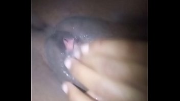 Cumming alone in bed with Horn on the side
