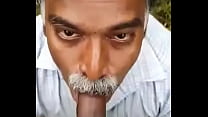 Bottom desi uncle sucking cock outdoor in jungle 1