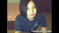 Yummy Korean girl, horny on webcam