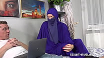 Niqab babe aime ça dur