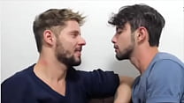 Hot Kiss Between Two Hot Gays