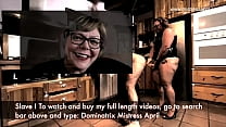 Dominatrix Mistress April - strap-on brain and anal fuck