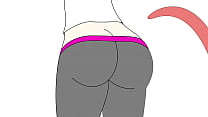 Possesso femminile - Animazione verme in pantaloni 1