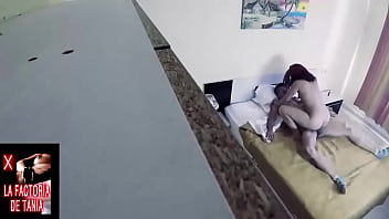 Young people recorded with hidden camera while they fuck