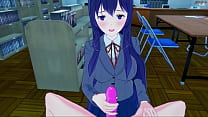 Yuri wird von Lesbens POV gefickt - Doki Doki Literature Club Hentai.