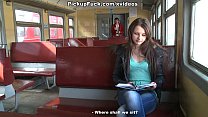 Girl picked in a train and penetrated in mouth and pussy