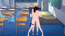 Naruto Hentai baise Sarada à l'école - Sexe hard avec crempie