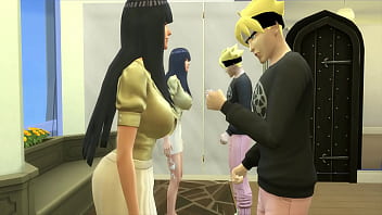 Naruto Cap 6 Hinata talks to her and they end up fucking. She loves her stepson's cock since he fucks her better than her husband Naruto