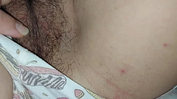 Indian Teen Wife’s Hairy Pussy