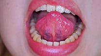 Mouth, tongue, tooth fetish