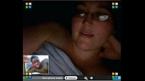 Amber Mercer si masturba su Skype Webcam 4